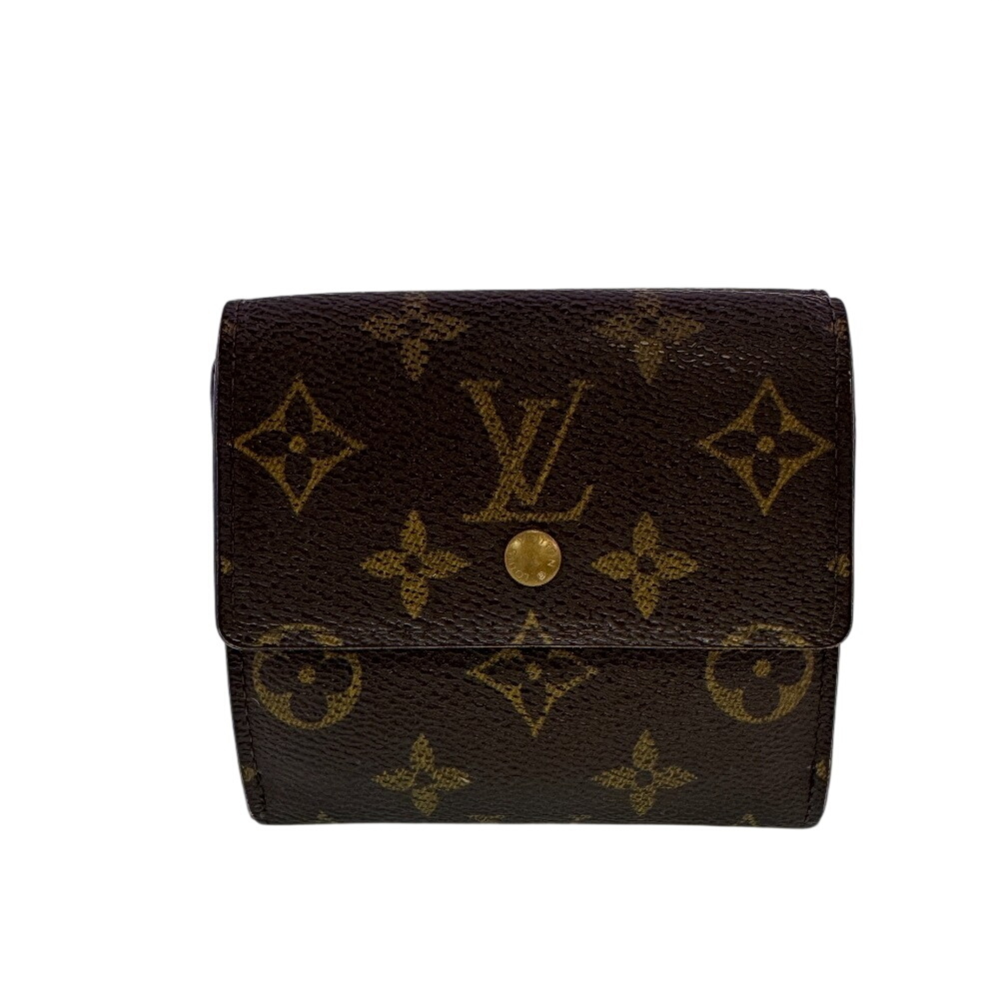 Louis Vuitton M61652 Portemonnaie Billet Carte Credit W-Hook Monogram Tri-Fol...